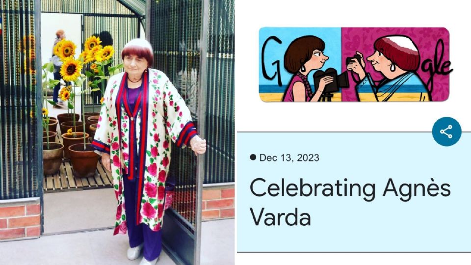Agnès Varda ¿Quién fue y por qué Google dedicó el Doodle de hoy?