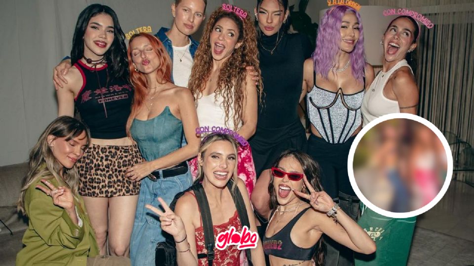 Danna Paola sufrió un descuido en medio de la fiesta de Shakira y no dejó nada a la imaginación.