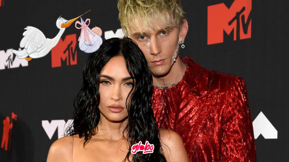 Megan Fox y Machine Gun Kelly anuncian embarazo.