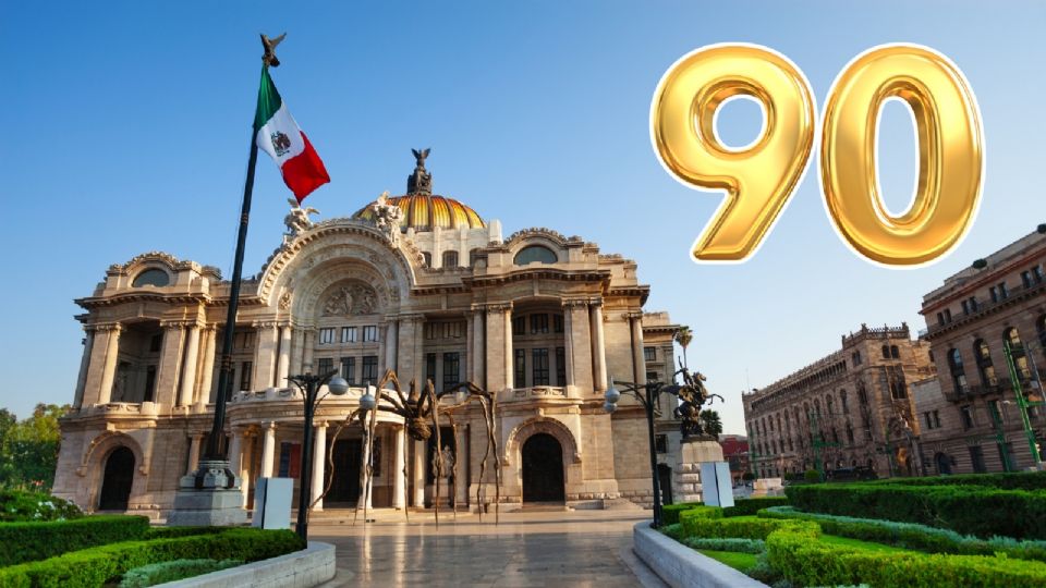Palacio de Bellas Artes celebra 90 años de vida con actividades para toda la familia.