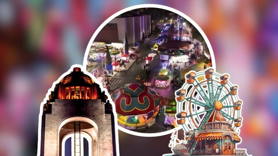 Romería Navideña en el Monumento a la Revolución.