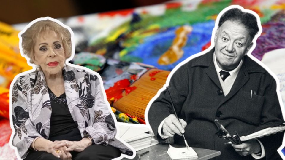 Silvia Pinal recibió un gran regalo de parte de Diego Rivera.