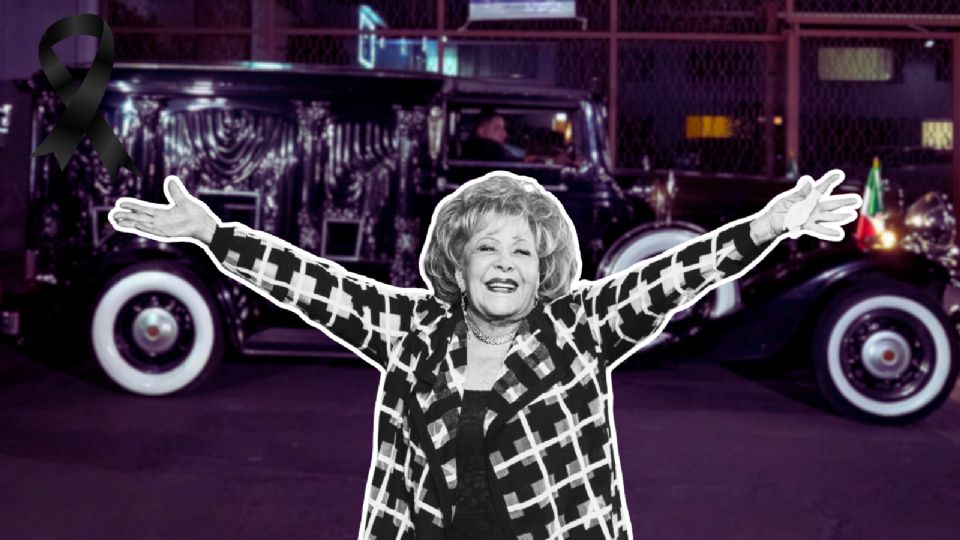 Silvia Pinal, perdió la vida a la edad de los 93 años; así es la lujosa carroza que transportó su cuerpo.