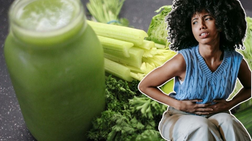 Evita los gases con esta receta fácil y saludable de jugo verde para bajar la panza.