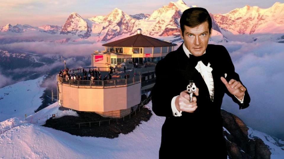 En este pueblo escondido está el teleférico más empinado del mundo que lleva al restaurante giratorio de James Bond.