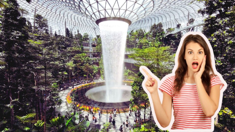 El Aeropuerto Internacional Changi de Singapur se mantuvo en la lista de los más bellos del mundo.
