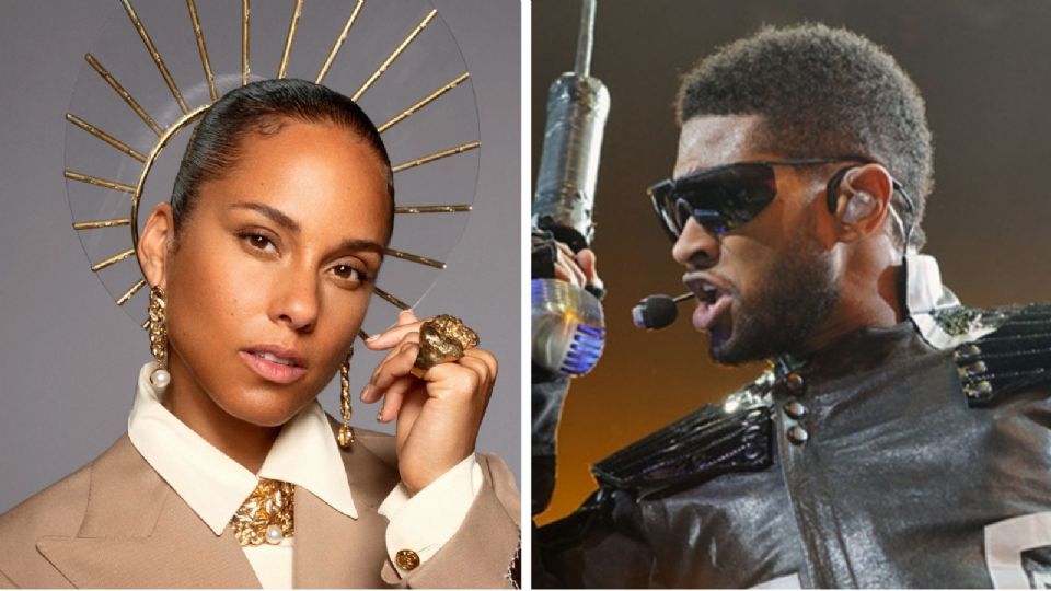 Alicia Keys, la presunta invitada de Usher en el medio tiempo del Super Bowl.