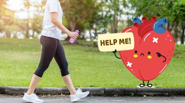 Insuficiencia cardíaca: Esta es la cantidad de pasos al día que debes caminar para prevenirla