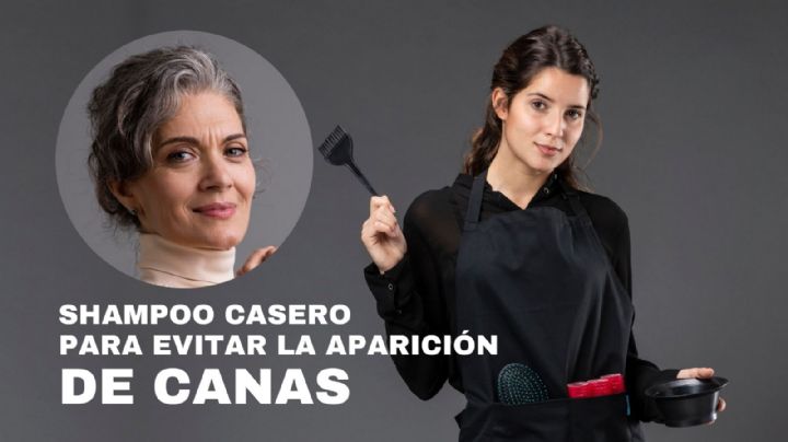 Secreto de estilistas: Prepara el shampoo casero para eliminar las canas