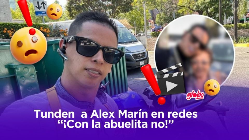 Critican en redes sociales a Alex Marín por foto que sube con una mujer madura.
