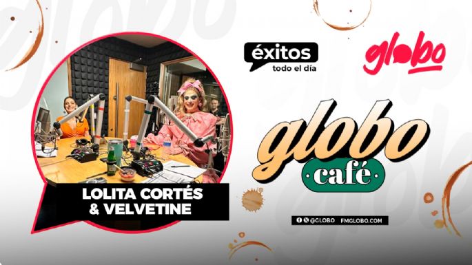 Lolita Cortes y Velvetine en Café Globo platican todo sobre el estreno de "La Más"