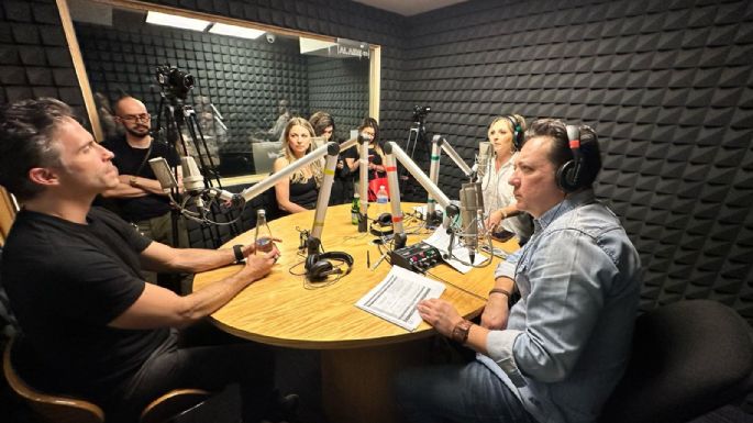 Ludwika Paleta y Osvaldo Benavides estuvieron platicando de su nueva película “Noche de Bodas”