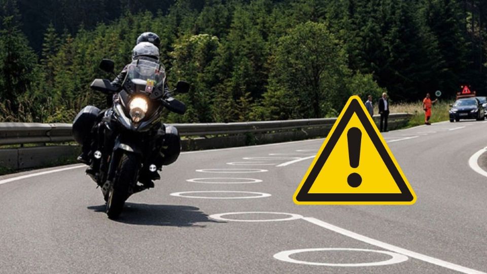 Los círculos en las carreteras.