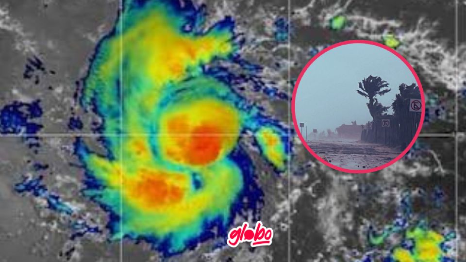 La fuerza del huracán va perdiendo fuerza.