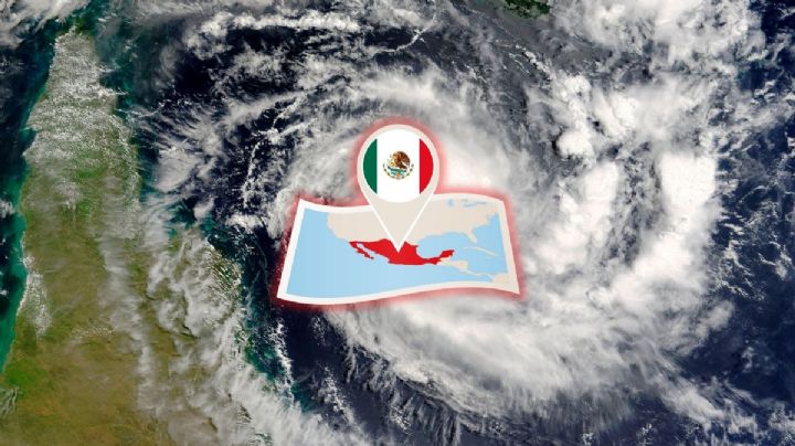 Estos son los 5 ciclones tropicales que RODEAN a México al mismo tiempo; ¿Qué estados son los más afectados?
