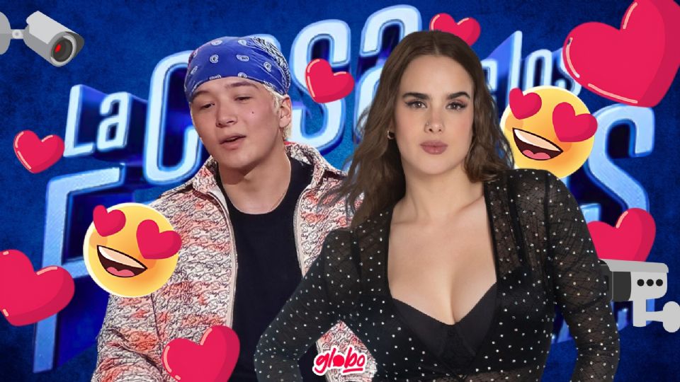 Gala Montes y David Bozzo, el hermano de Briggitte Bozzo se dieron un romántico beso.