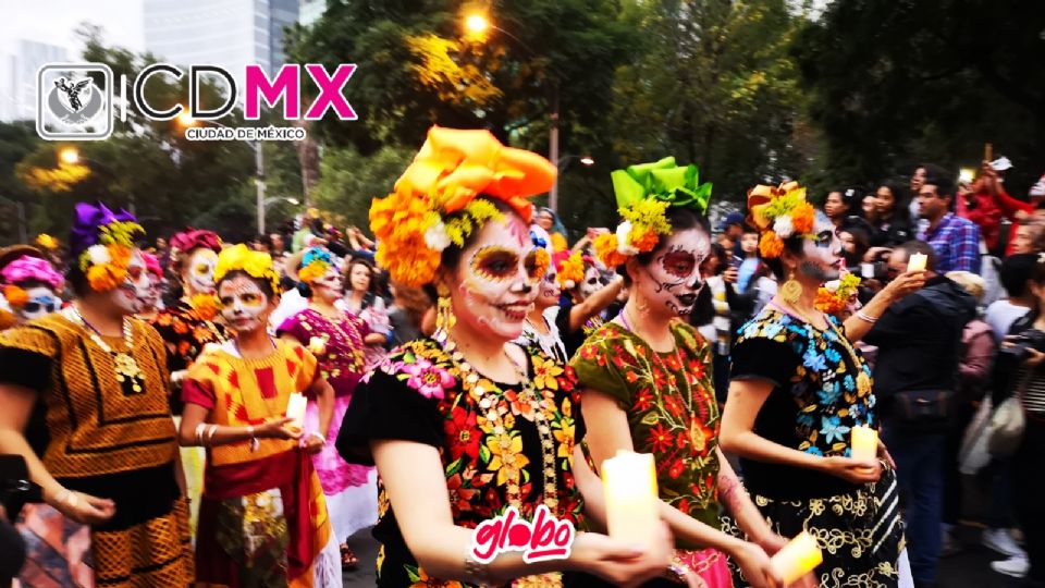 Mega Procesión de Catrinas en la CDMX.