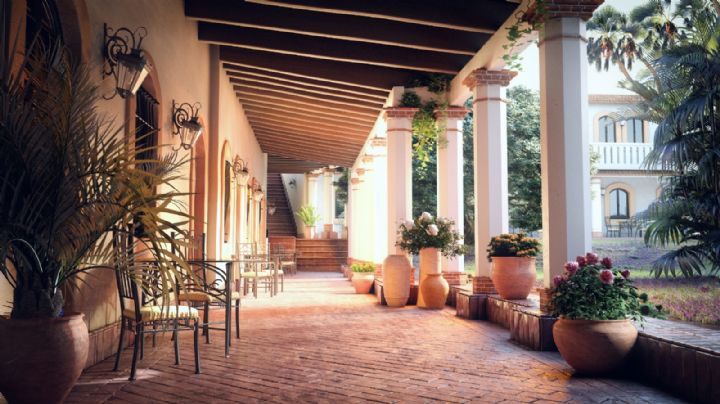 La hacienda en Morelos con jardines, arquitectura y albercas que parece sacada de una película