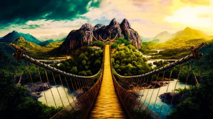 Atraviesa las nubes con este increíble Puente Colgante de Puebla