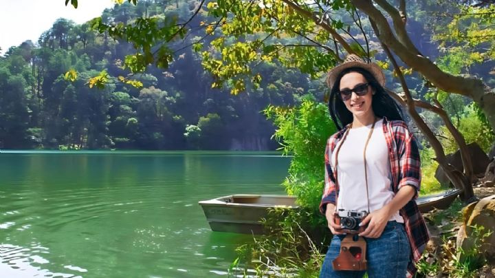 ¿Cuál es el pueblo mágico de Michoacán que esconde un lago de aguas cristalinas en el cráter de un volcán apagado?