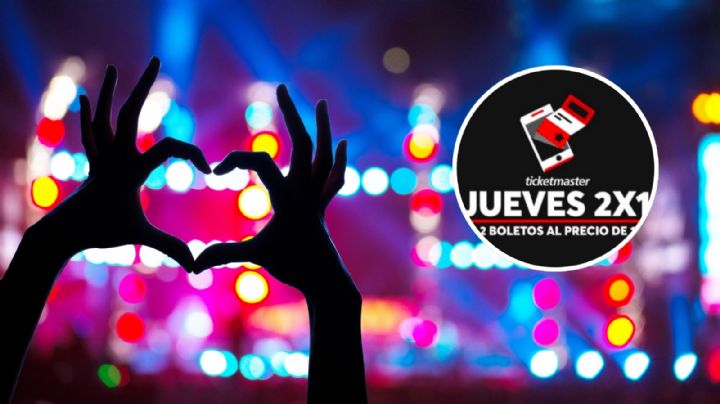 Jueves de 2x1 Ticketmaster: Qué conciertos tienen boletos GRATIS este 16 de octubre en México