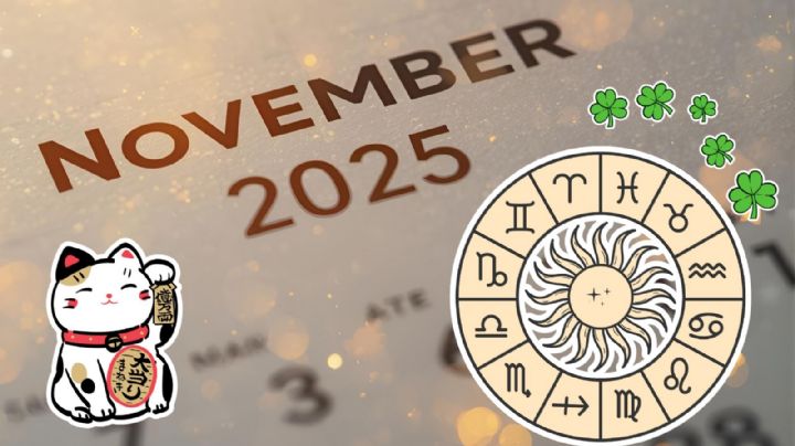 Los signos que tendrán un gran mes de noviembre 2025