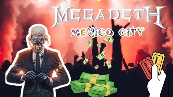 Megadeth México 2026: Este es el precio del boleto más caro y más barato para su concierto en CDMX