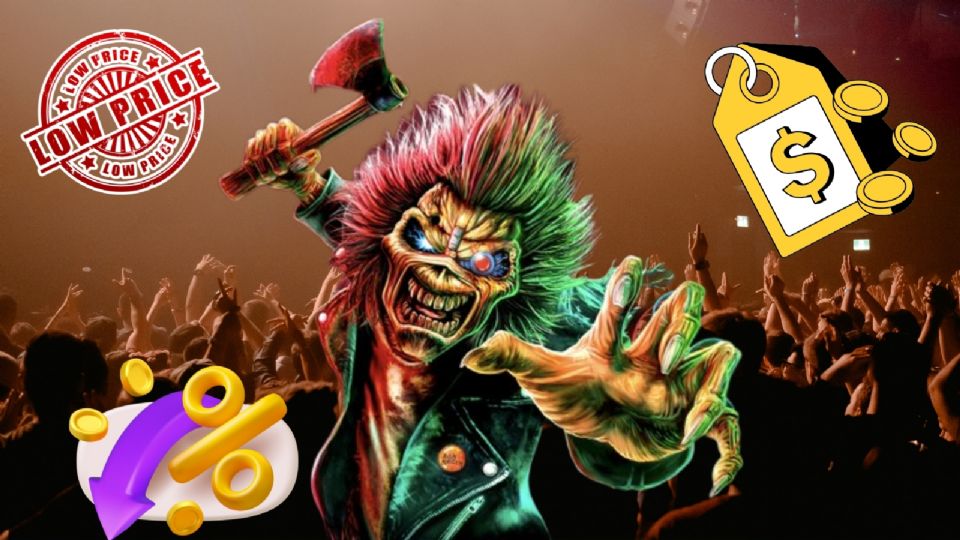 Iron Maiden México 2026, precio del boleto más barato.