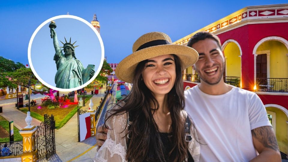 El Pueblo Mágico de Campeche que tiene una réplica de la Estatua de la Libertad y sorprende por su arquitectura colonial.