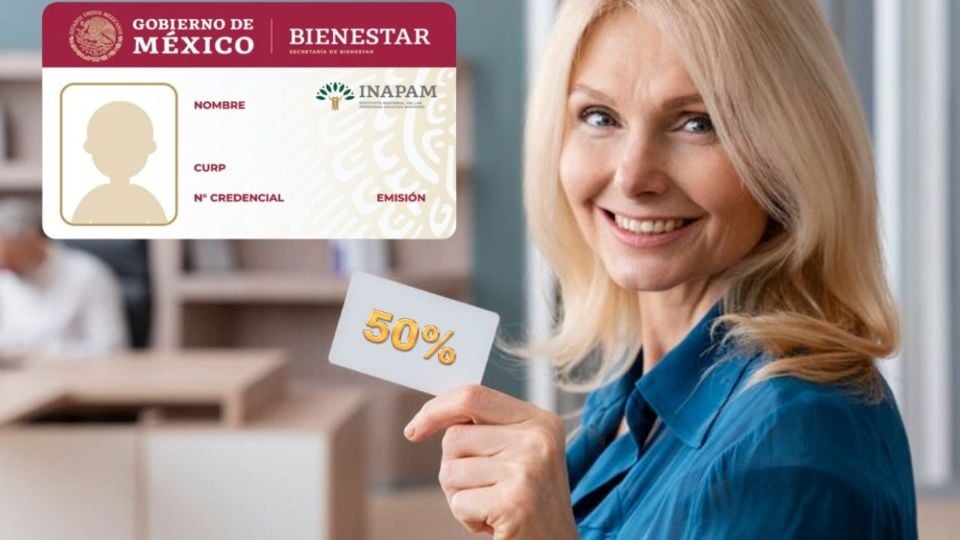 La credencial del INAPAM ofrece descuentos de hasta el 50%.