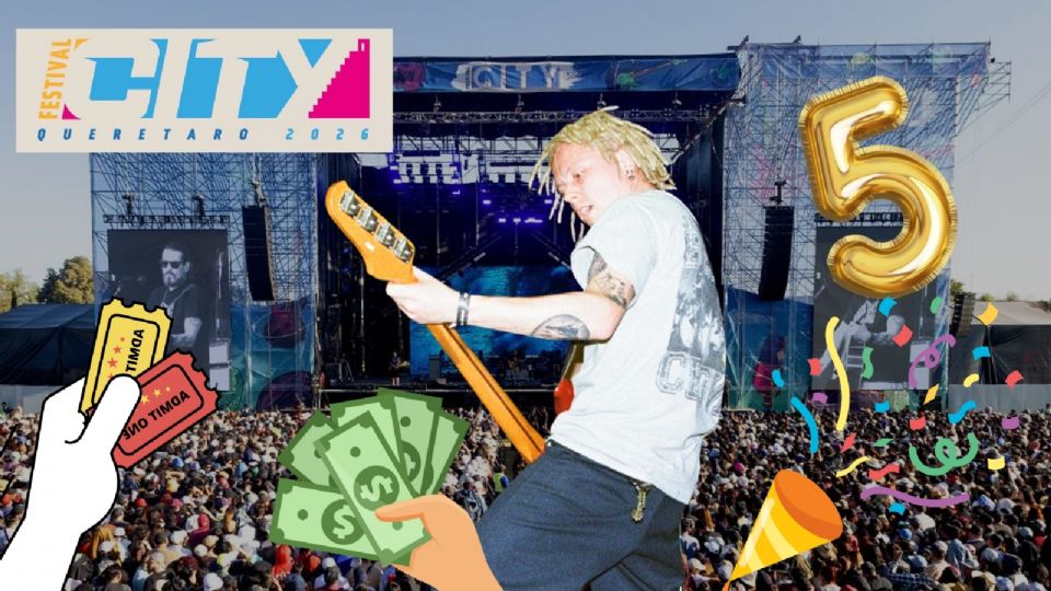 Festival City Querétaro 2026, todo lo que debes saber, boleto, precio y bandas confirmadas.
