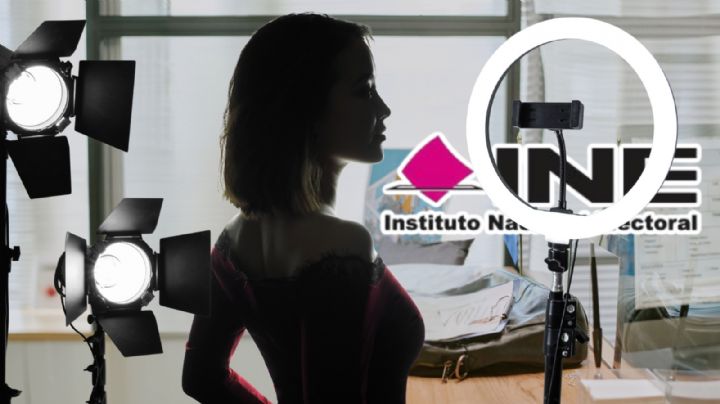 Ella es la influencer que llevó sus luces para tomarse su fotografía del INE