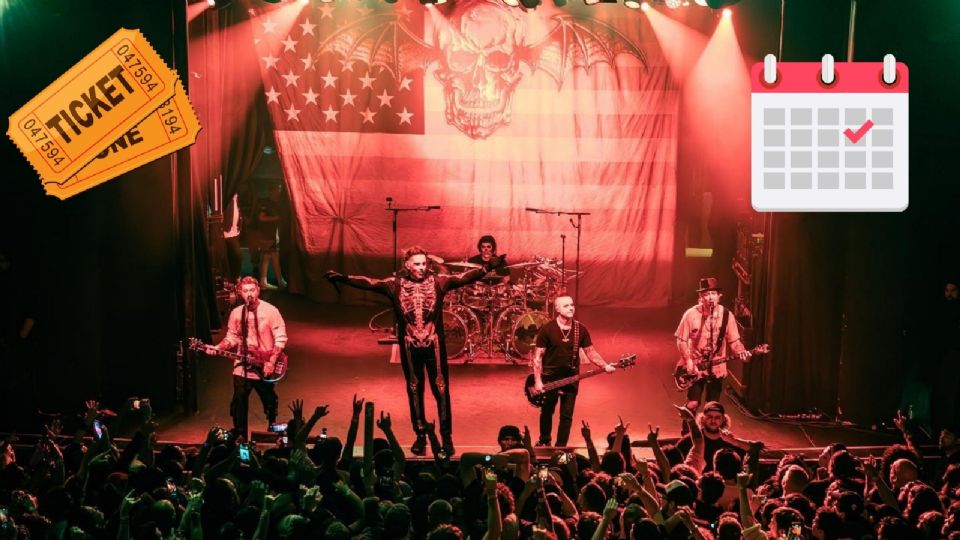 Avenged Sevenfold en CDMX 2025, venta de boletos.