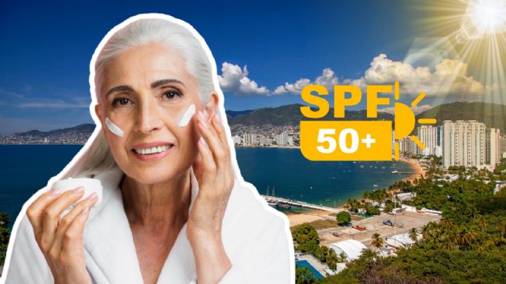Protector solar para piel madura con función antiedad y efecto iluminador ideal para tus vacaciones en Acapulco