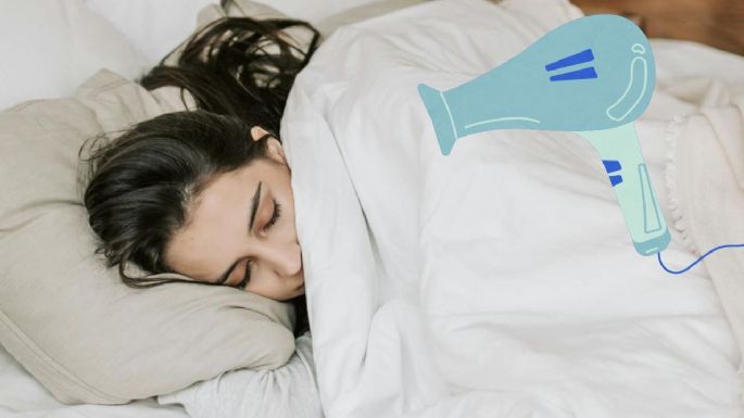 ¿Por qué no debes dormir con el cabello húmedo?
