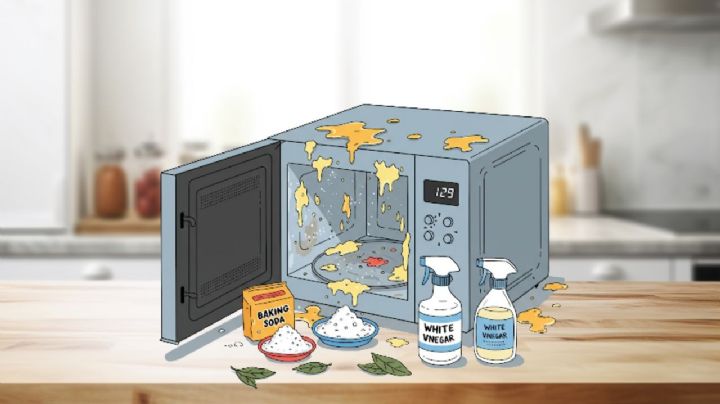 La manera de eliminar las plagas del microondas
