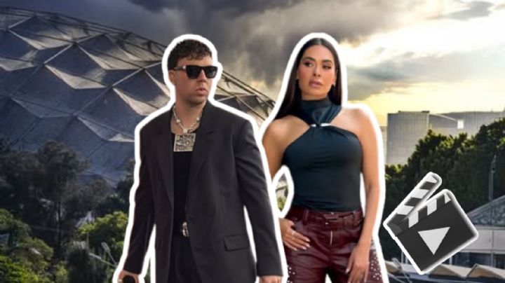 Galilea Montijo grabó el momento en que personas cayeron en concierto de Quevedo