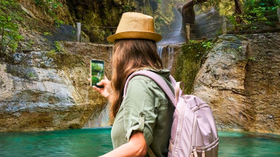 El paraíso natural con cascadas de aguas turquesa en Hidalgo.