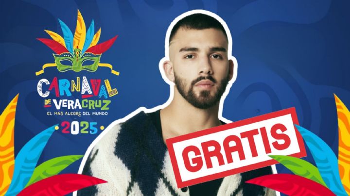 Carnaval de Veracruz 2025: Manuel Turizo dará concierto GRATIS | Fecha y Detalles