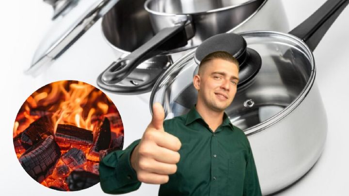 El truco para dejar como nuevas tus ollas y sartenes