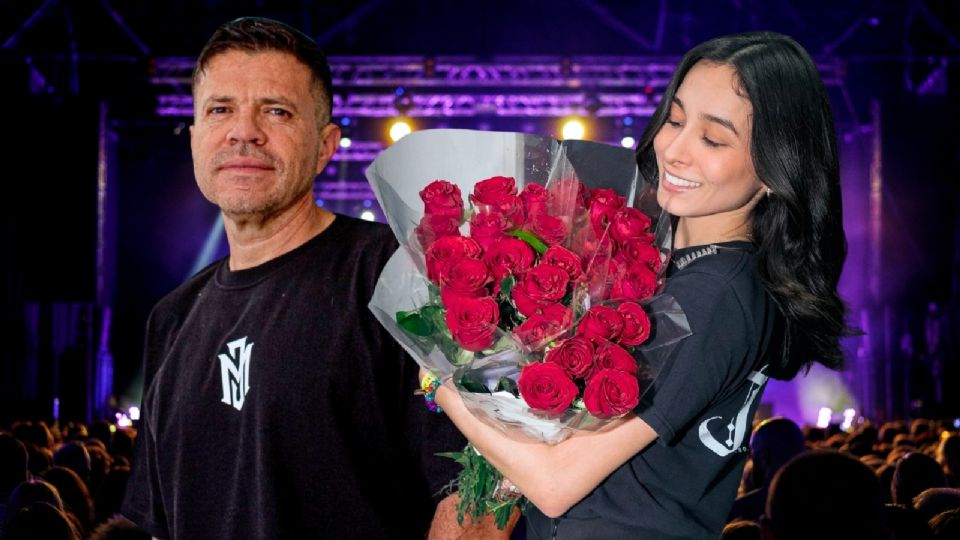 Valeria Doria, la sobrina de Jorge Medina que se robó las miradas del público.