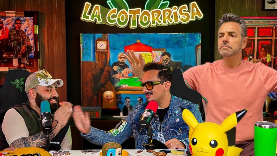 Eugenio Derbez invitado a La Cotorrisa de Ricardo Pérez y Slobotzky.