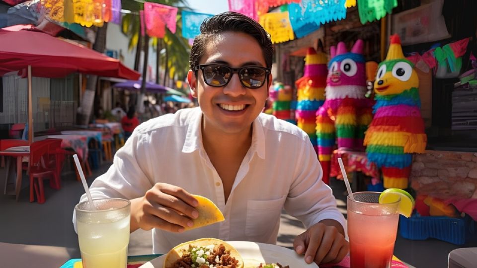 Este es el Pueblito de Morelos donde venden los mejores tacos de cecina.