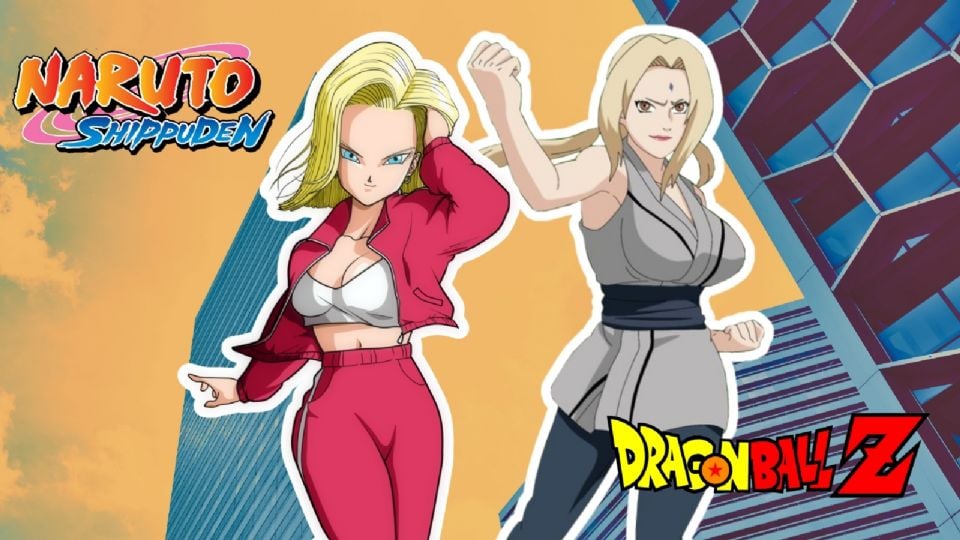 Fusión de Androide 18 de Dragon Ball Z y Tsunade de Naruto
