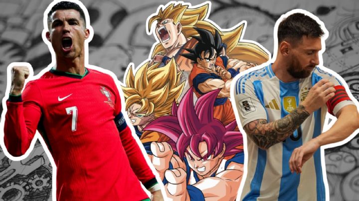Así luciría la fusión de Cristiano Ronaldo y Lionel Messi al estilo Dragon Ball, según la inteligencia artificial