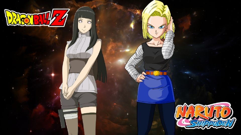 Fusión de Androide 18 de Dragon Ball Z y Hinata Hyuga de Naruto.