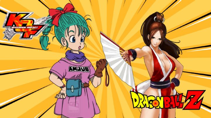 Así luciría la fusión de Bulma de Dragon Ball Z y Mai Shiranui de KOF, según la inteligencia artificial