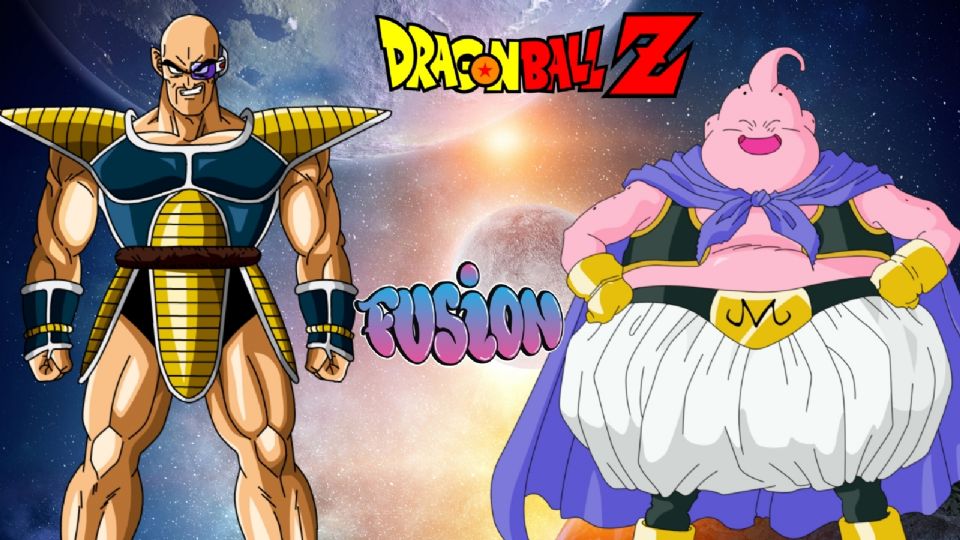 Fusión de Nappa y Majin Buu de Dragon Ball Z.
