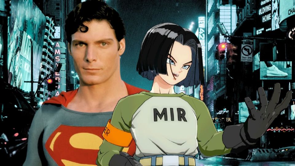 Así luciría la fusión de 'Androide 17'  y 'Superman', según la IA