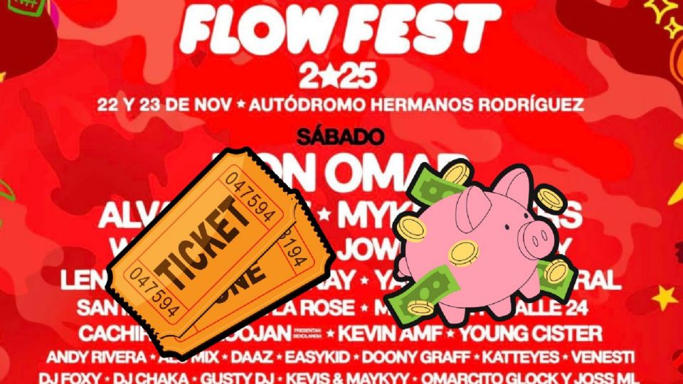 Flow Fest 2025, Cartel completo, precio de boletos y fechas.